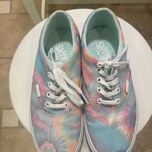 Vans tie-dye floral shoes size 7